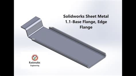 solidworks sheet metal edge flange|solidworks sheet metal flange.